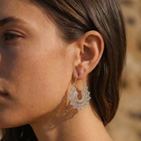 Samadhi Silver Earrings