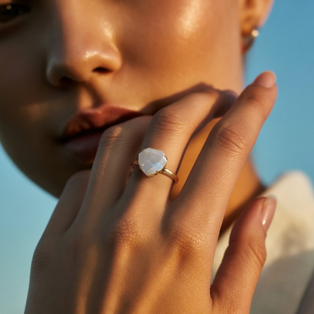 Nura Moonstone Ring