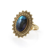 Lunar Sunbeam Labradorite Ring