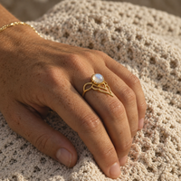 Ayla Moonstone Ring