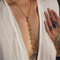 Chakra Moonstone Necklace