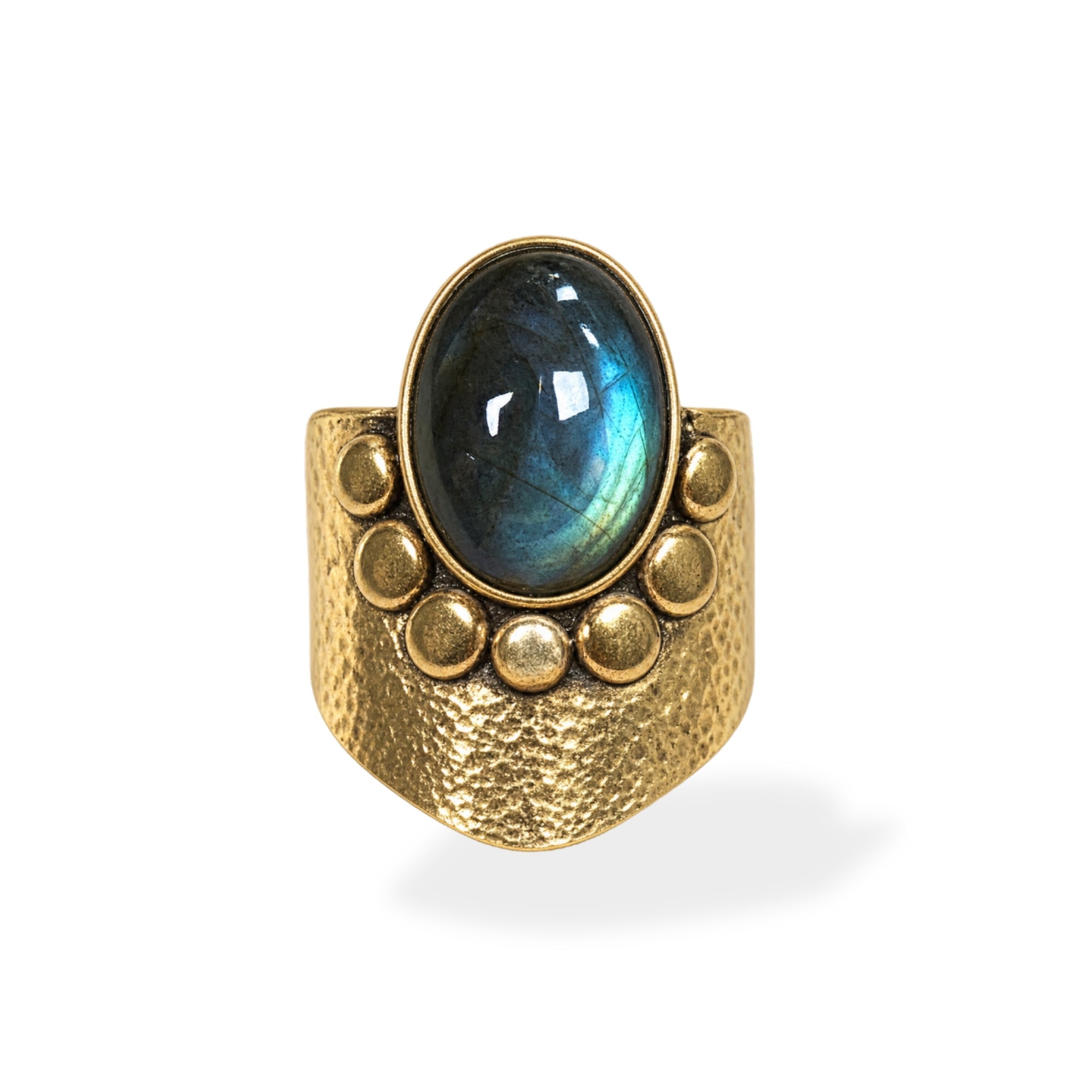 Luna Labradorite Ring