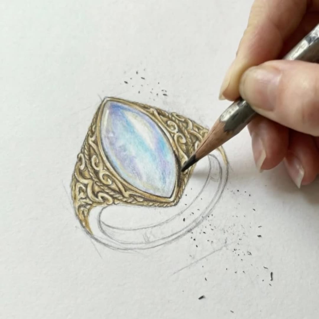 Aryia Moonstone Ring