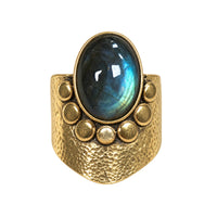 Luna Labradorite Ring