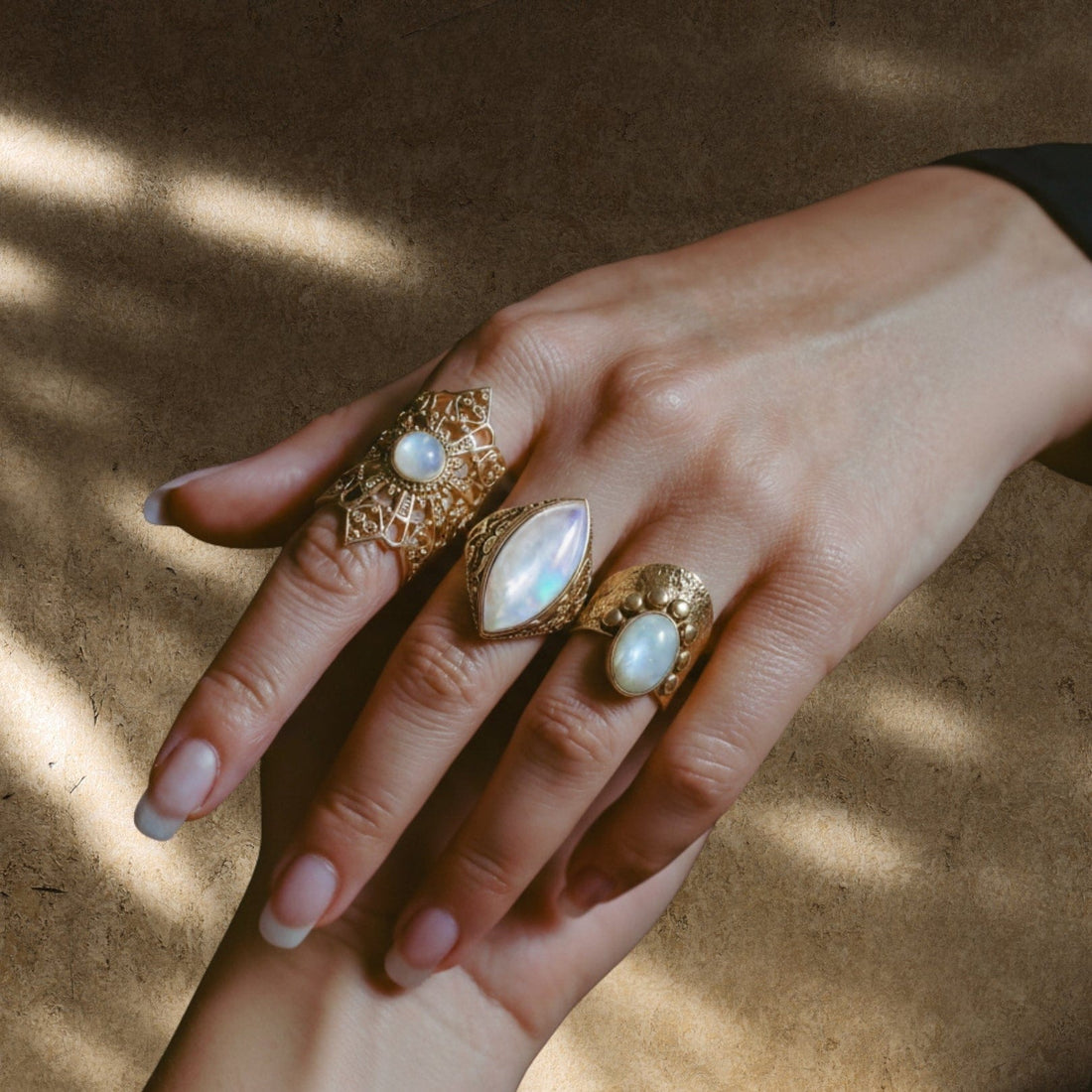 Aryia Moonstone Ring