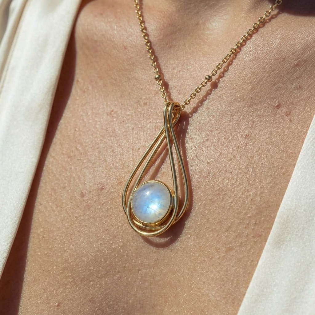 Metis Moonstone Necklace