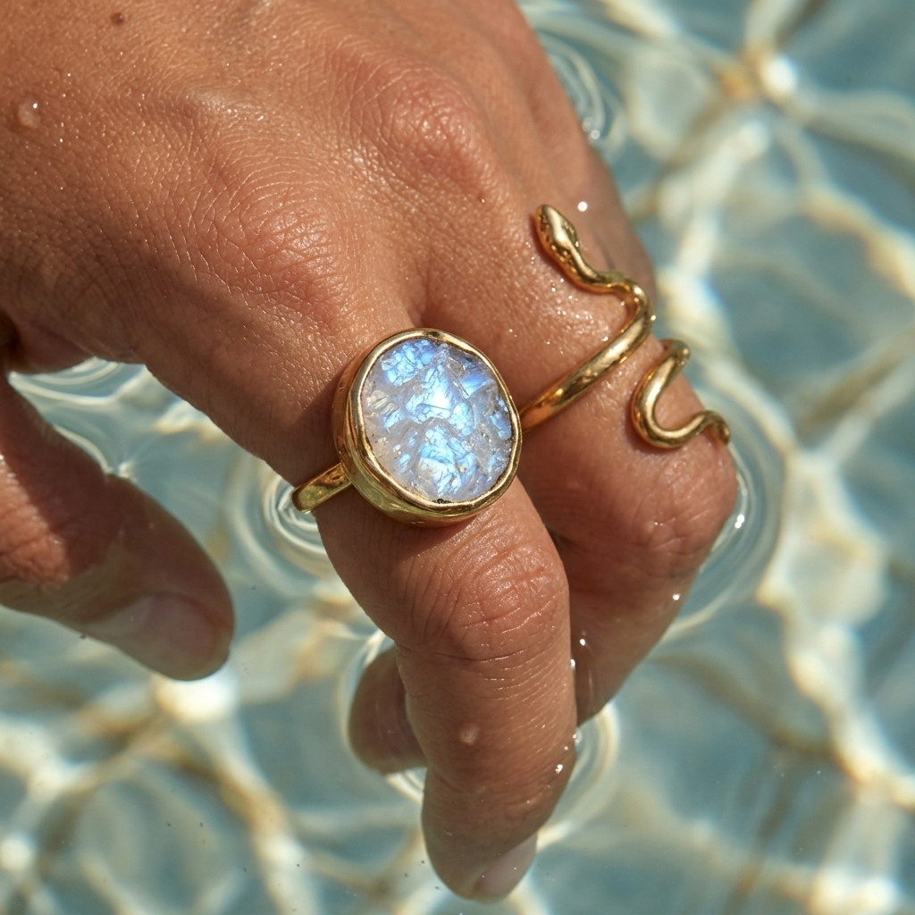 Sola Moonstone Ring