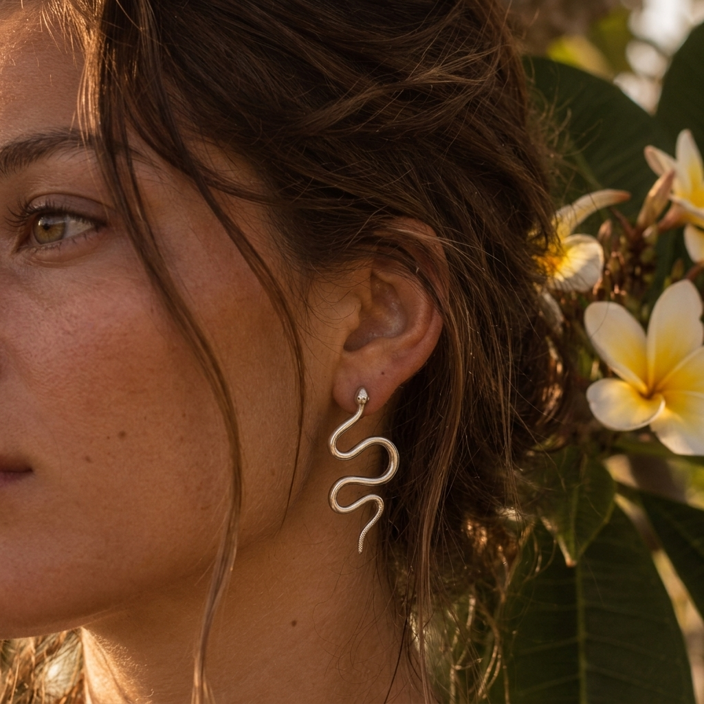 Shakti Silver Earrings