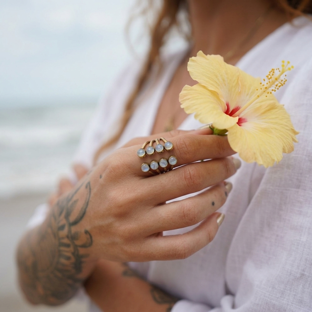 Orin Moonstone Ring