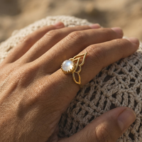 Ayla Moonstone Ring