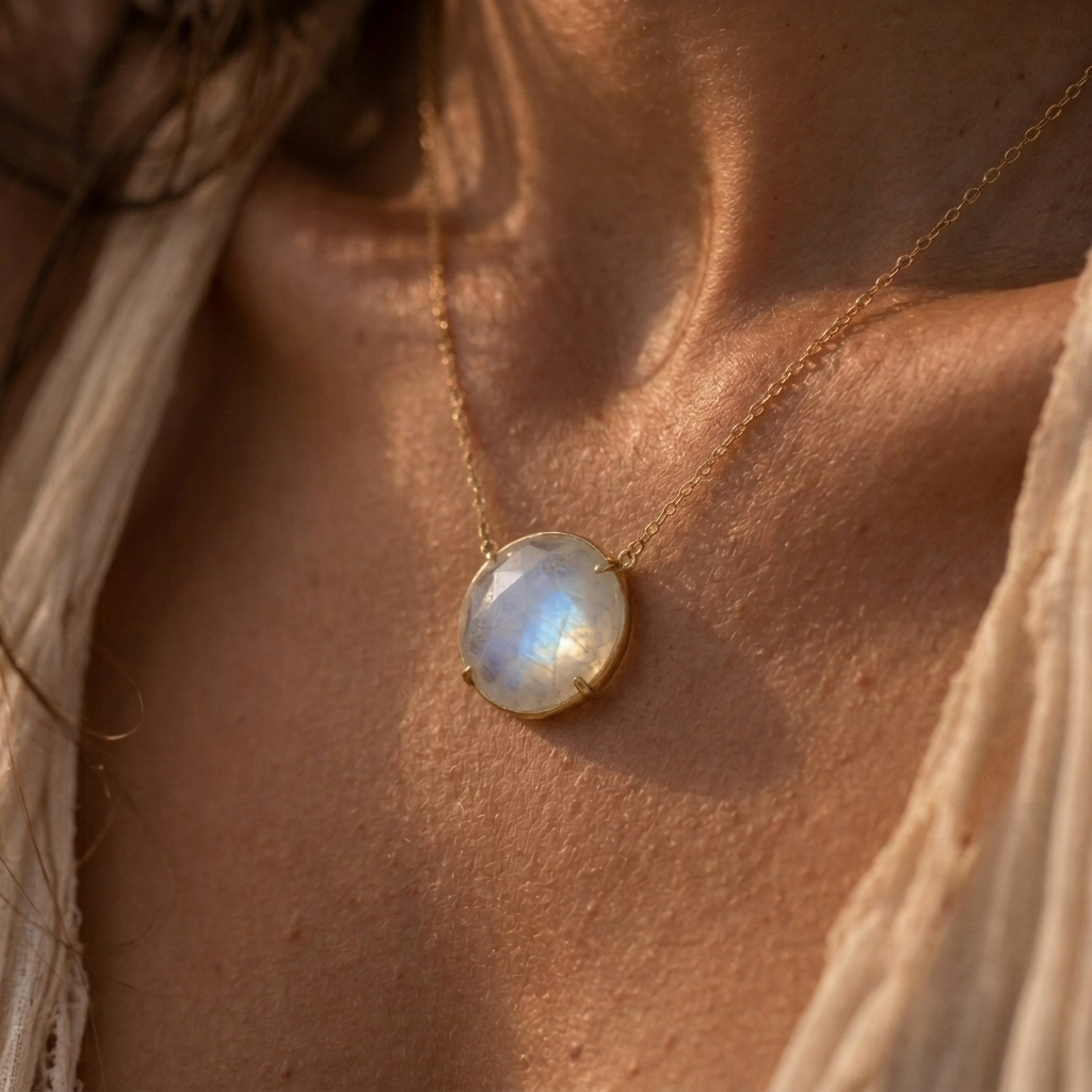 Celestial Moonstone Necklace
