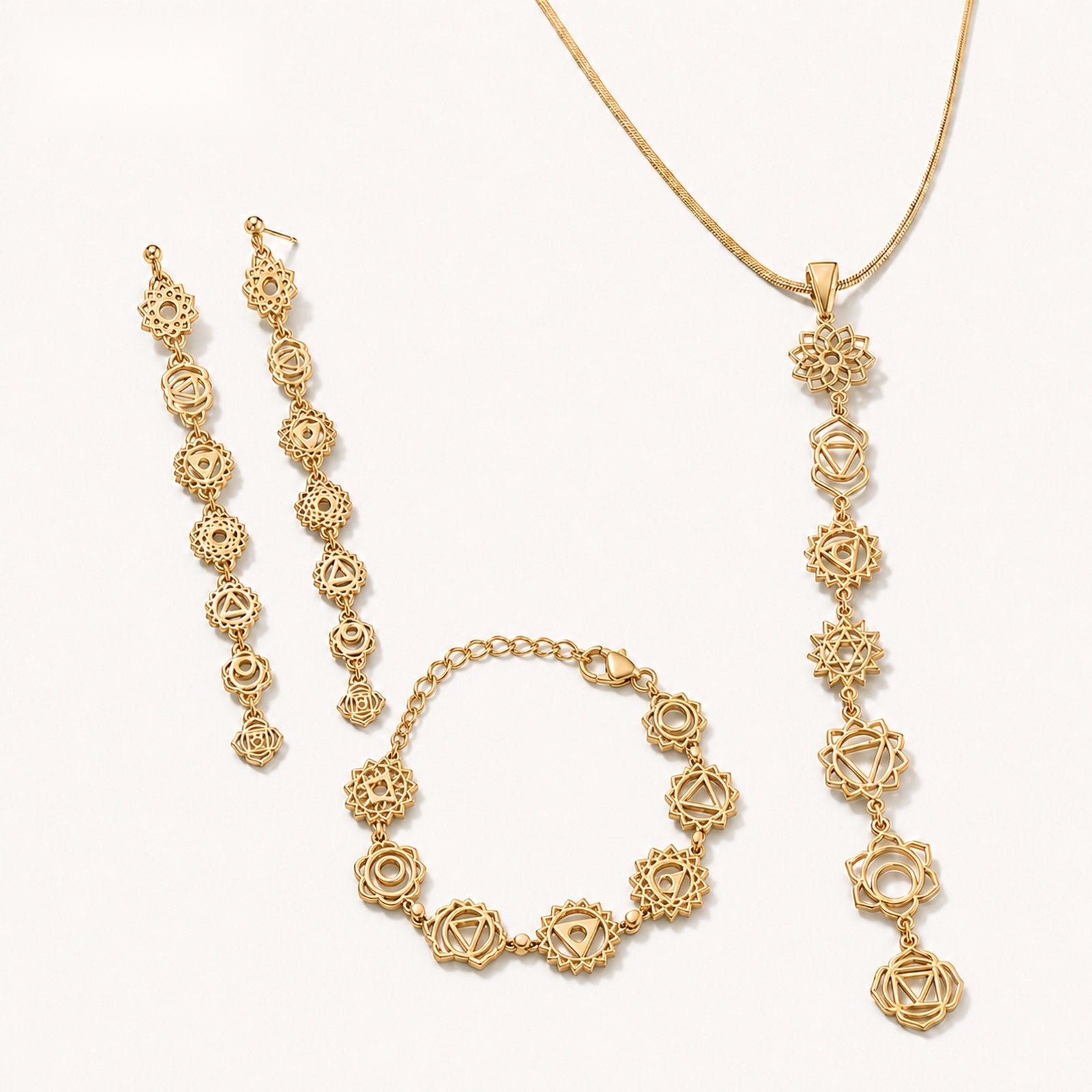 Gold Chakra Bundle jewelry bundle