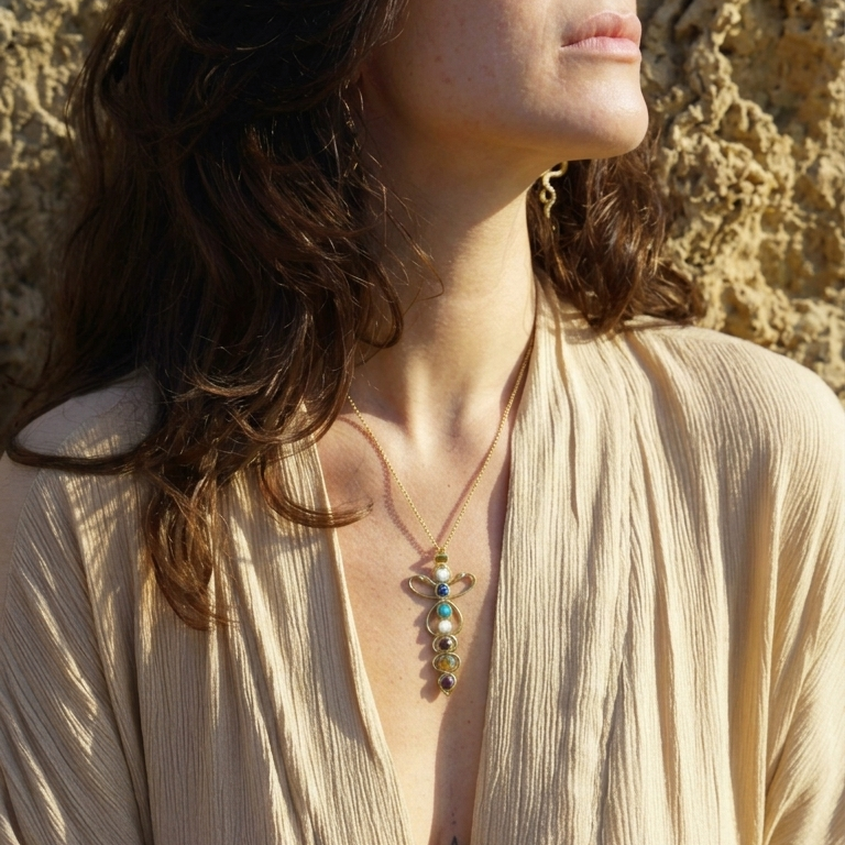 Crystal Chakra Necklace
