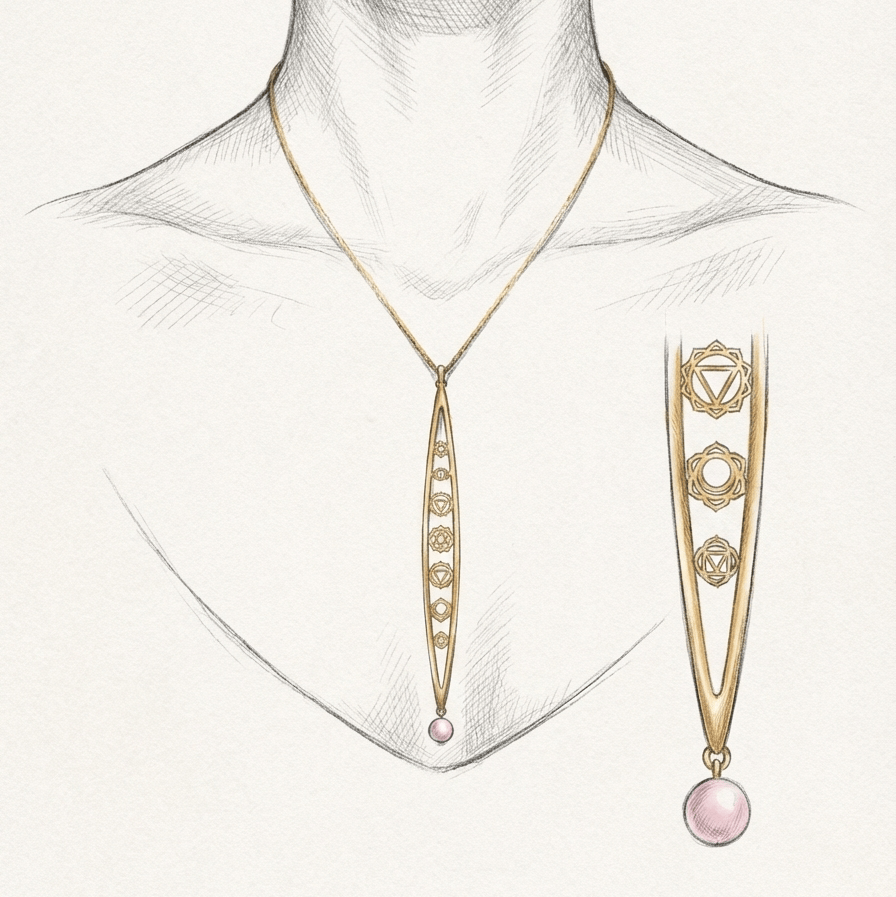 Chakra Drop Necklace