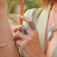 Blume des Lebens Ring
