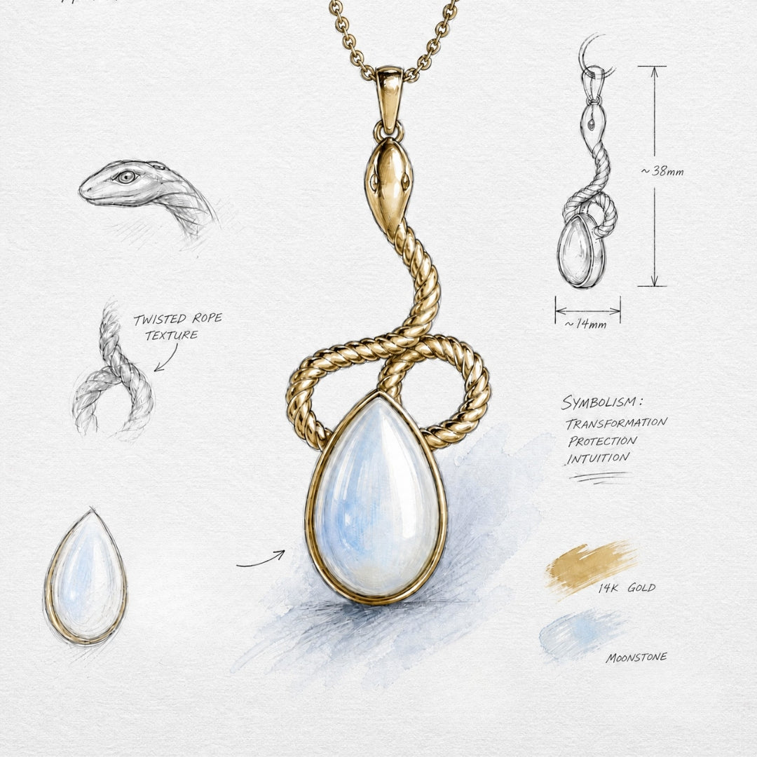 Naya Moonstone Necklace
