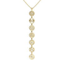 Chakra Moonstone Necklace